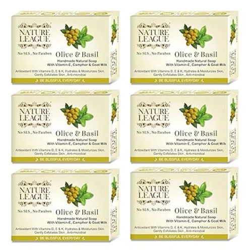 Olive & Basil Natural Soap-600Grams